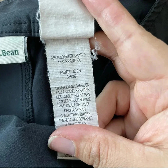 L.L Bean UPF 50+ Charcoal Gray Hiking Shorts Size 10 Women - Picture 5 of 10